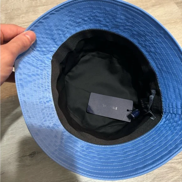 Prada Blue Bucket Hat
